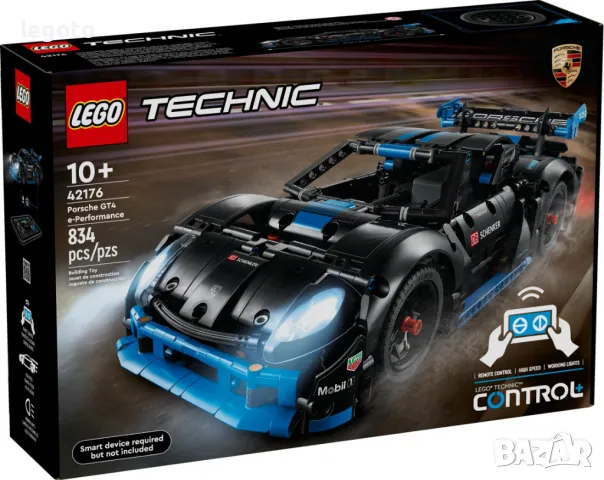 НОВО ЛЕГО 42176 Техник-Състезателна кола Порше GT4 e-Performance LEGO 42176 TECHNIK Porsche GT4 e-Pe