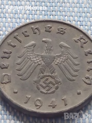 Монета 10 райхсфенинг 1941г. Германия Трети Райх с СХВАСТИКА за КОЛЕКЦИЯ 29388, снимка 8 - Нумизматика и бонистика - 42820030