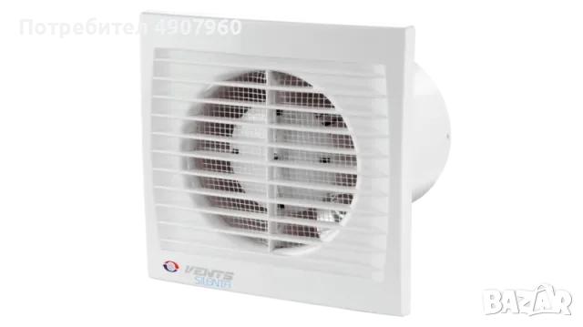 ✨💯Безшумен битов вентилатор VENTS серия Silenta-S 125 - 20%💯✨