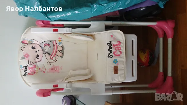 Подарявам детско столче за хранене 