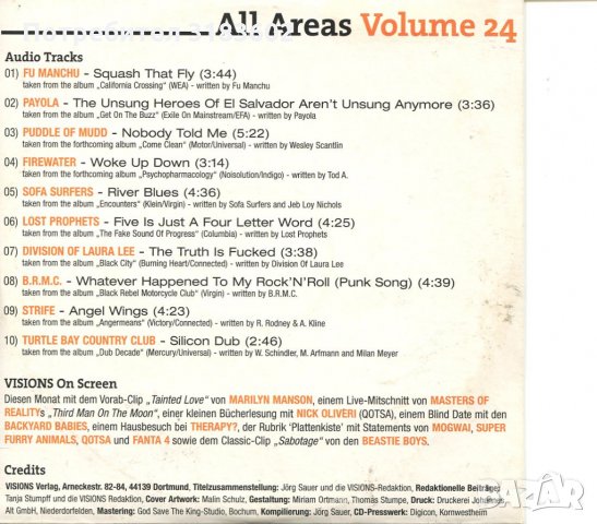All Areas Volume 24-Vision Compilation, снимка 2 - CD дискове - 34436564