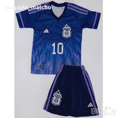 ДЕТСКИ ФУТБОЛЕН ЕКИП - ADIDAS AF ARGENTINA MESSI 10; размери: от 104 до 176 см.