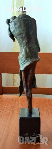 Маслени бои, платно, размер 50х35 см., размер с рамка 64х49 см.   Не мога да разчета подписа., снимка 2 - Статуетки - 54124887