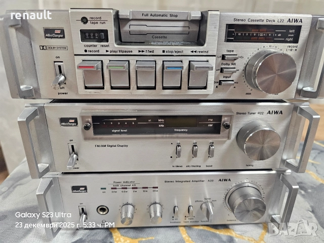 Продавам Aiwa mini compo, снимка 3 - Аудиосистеми - 52886109