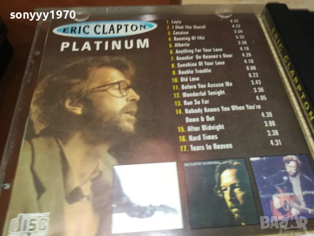 ERIC CLAPTON PLATINUM CD 0708251505, снимка 4 - CD дискове - 51286382