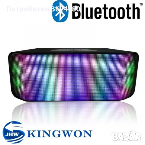 Блутут колонка с LED СВЕТЛИНИ, снимка 18 - Bluetooth тонколони - 40109963