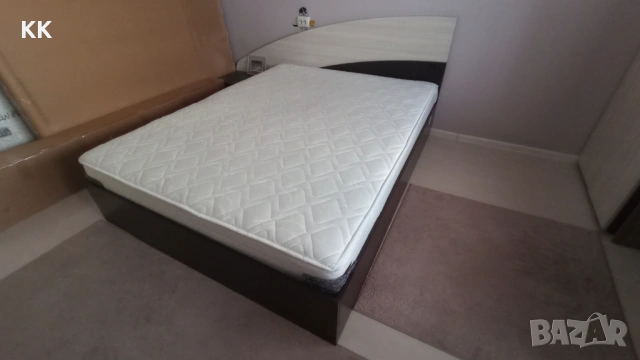 Легло с матрак 144/190. + нощно шкафче. , снимка 6 - Спални и легла - 53119227