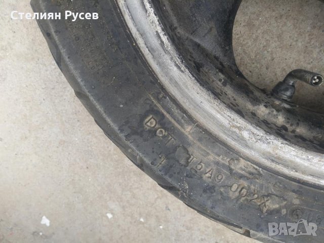 задна джанта с гума за kymco agility city 50cc -40лв -130/70/12 ГУМА Мишелин -НЯМАМ НИЩО ДРУГО   089, снимка 5 - Мотоциклети и мототехника - 29741036