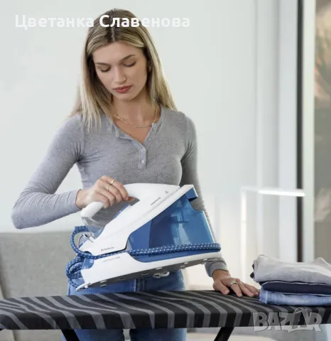 Парна станция SLIDING PERFECT 2400 W парен удар от 250 g/min и непрекъсната пара от 160 g/min, снимка 2 - Ютии - 49673010