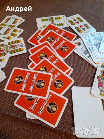 Стари карти за игра Jagermeifter, снимка 7 - Други ценни предмети - 29606960