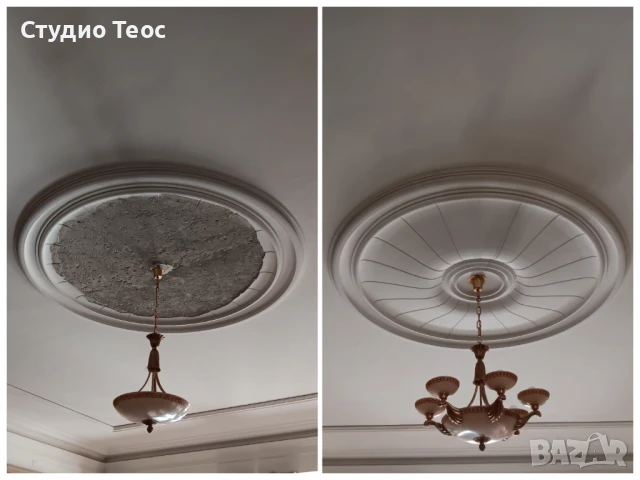 Реставрация, консервация и изработка на гипсови корнизи и фасадни декоративни елементи., снимка 3 - Други ремонти - 50794359