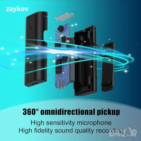 Двоен безжичен петличен микрофон LIHUACHEN за iPhone iPad, микрофон, снимка 5 - Микрофони - 47451480