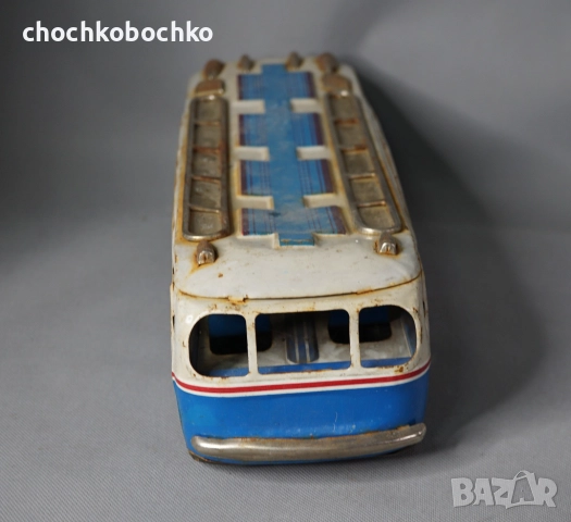 Стара Румънска Метална играчка модел автобус, снимка 4 - Колекции - 51961829
