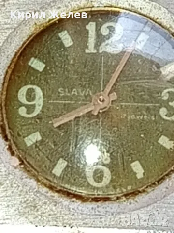 Стар механичен часовник дамски СЛАВА СССР за части ремонт КОЛЕКЦИЯ 41750, снимка 4 - Антикварни и старинни предмети - 50148732