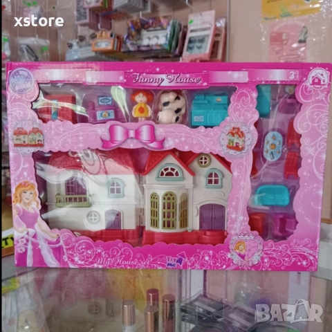 Къщичка за кукли Funny House, снимка 5 - Кукли - 52739236