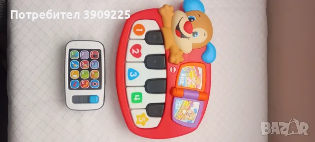 Играчки предимно на fisher price