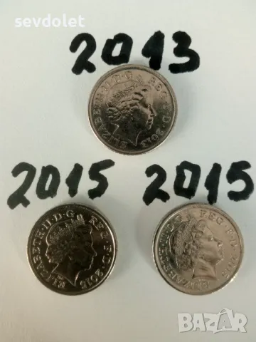 Лот колекционерски монети--Великобритания.Цената е за всдичките., снимка 1