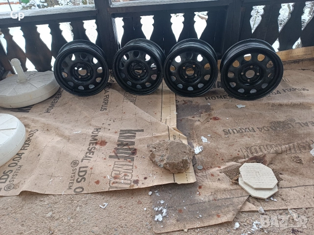 Продавам железни джанти VW 4х100 14 57.1mm централен отвор