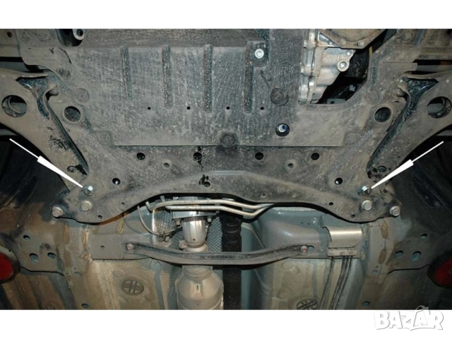 Метална кора под двигател и скоростна кутия Citroen C – Crosser 2007г – 2016г, снимка 5 - Аксесоари и консумативи - 51662335