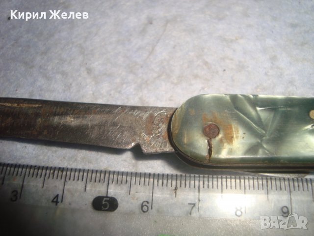 СТАРО КОЛЕКЦИОНЕРСКО КОМБИНИРАНО ДЖОБНО НОЖЧЕ с МАРКИРОВКА 30875, снимка 5 - Колекции - 37901287