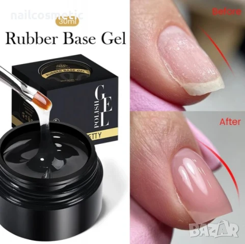 Голяма професионална каучукова база BORN PRETTY - 30 мл, снимка 2 - Продукти за маникюр - 50594386