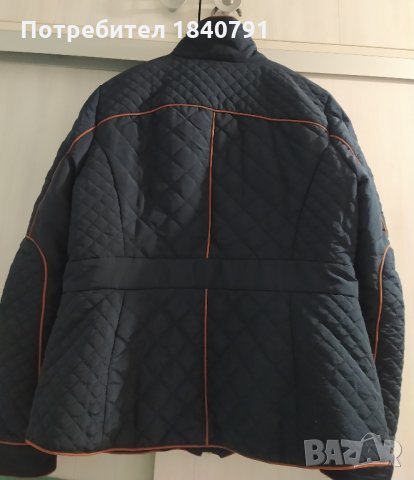 H&M Синьо дамско яке № 44 – вталено, до ханша, снимка 6 - Якета - 32195067