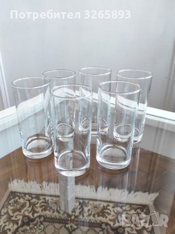 *НОВО* Комплект Стъклени Чаши за Безалкохолно, снимка 2 - Чаши - 35448566