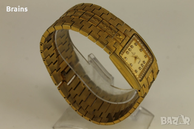 FITRON Швейцарски Позлатен Кварцов Часовник Тип Гривна, снимка 6 - Мъжки - 52134213