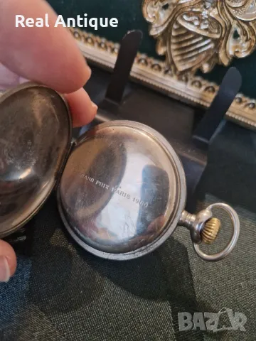 Прекрасен антикварен колекционерски швейцарски джобен часовник ZENITH , снимка 7 - Антикварни и старинни предмети - 49175717