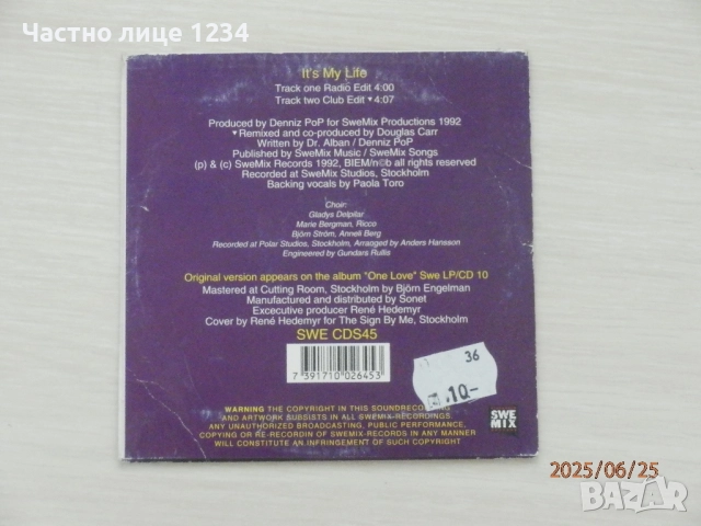 Shania Twain - Dr. Alban - Celine Dion - CD singles, снимка 3 - CD дискове - 50861067