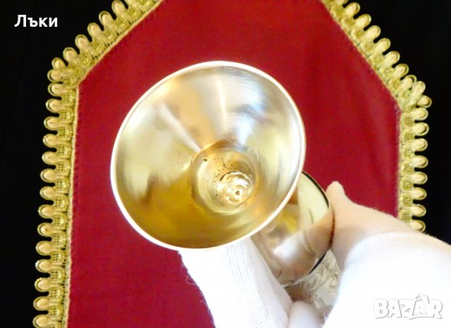 Бронзов бокал за вино,чаша за вино,шедьовър. , снимка 5 - Антикварни и старинни предмети - 30408141