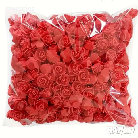 Мини рози за декорация 100 бр., снимка 5 - Романтични подаръци - 47390021