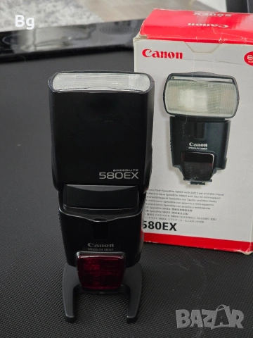 Нова светкавица Canon 580 EX TTL Speedlite , снимка 3 - Фотоапарати - 53926588