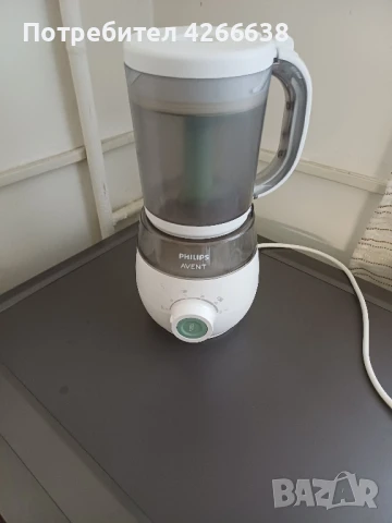 Комбиниран уред Philips AVENT за готвене на пара и блендер 4в1