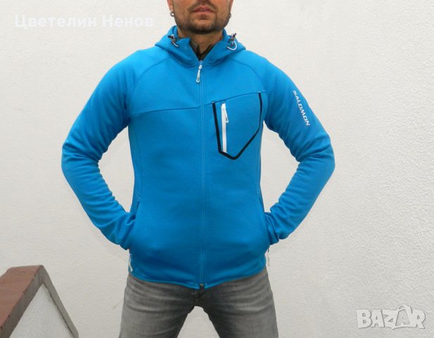 Яке Softshell Salomon Swift L Midlayer  Jacket acti-therm, снимка 1 - Спортни дрехи, екипи - 30925474