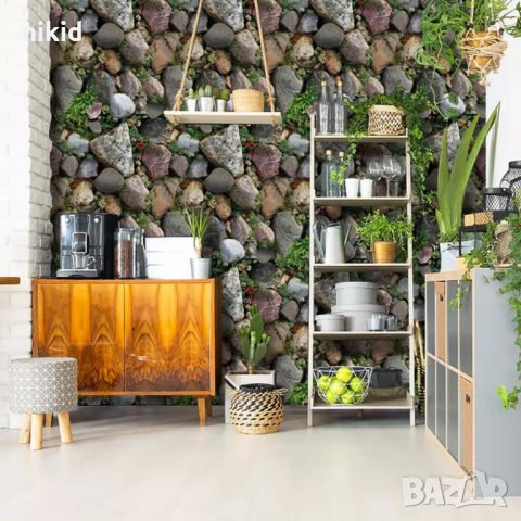 3D красиви камъни самозалепващ стикер фолио лепенка за стена и мебел, снимка 2 - Други - 35419109