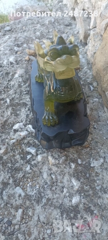 нефритен дракон,пазител на домс, снимка 3 - Статуетки - 54340568