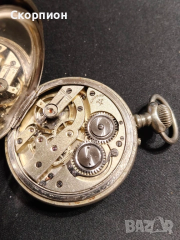 Швейцарски джобен часовник X.OSBY 1925г. - 15 РУБИНА - ПРОМОЦИЯ, снимка 11 - Джобни - 48361698