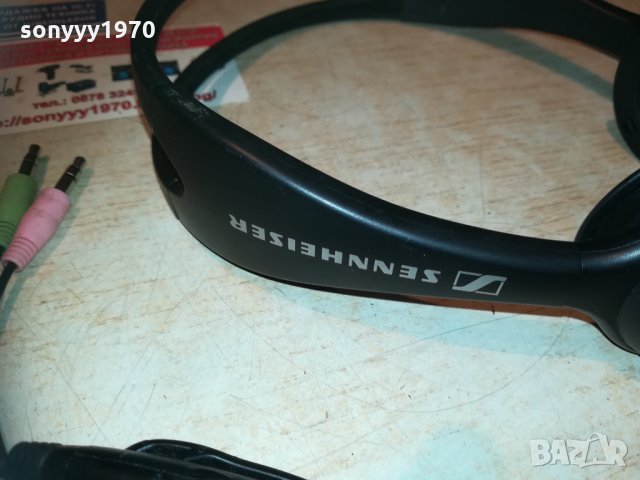 sennheiser headphones & mic-внос швеицария, снимка 4 - Слушалки и портативни колонки - 30205026