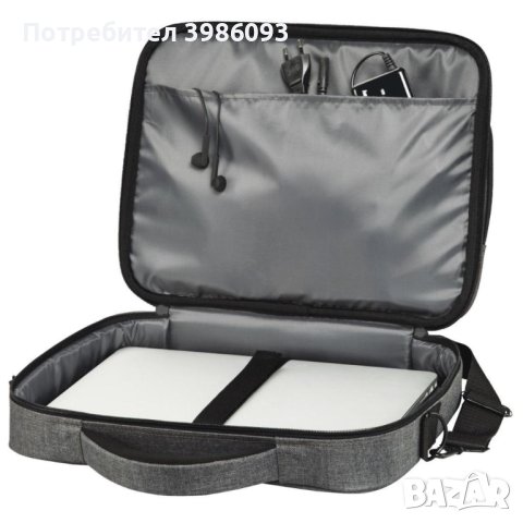 Чанта за лаптоп HAMA Business 15.6", сив - HAMA-216533, снимка 3 - Лаптоп аксесоари - 44244083