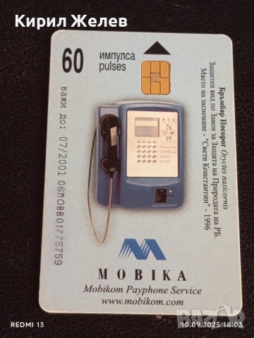 Три фонокарти тема ЖИВОТНИ БРЪМБАР НОСОРОГ,ТРЪНООПАШАТА ПОТАПНИЦА за КОЛЕКЦИОНЕРИ 50869, снимка 2 - Колекции - 51669583