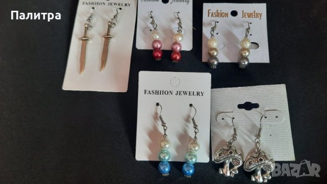 Лот от 8 чифта обеци-нови, снимка 3 - Обеци - 40774033