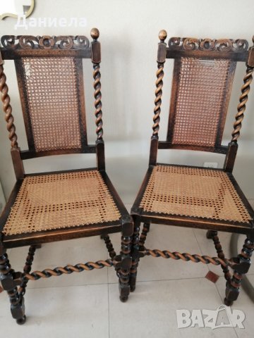 Стол с дърворезба от 1860-1880г, снимка 2 - Столове - 34354220