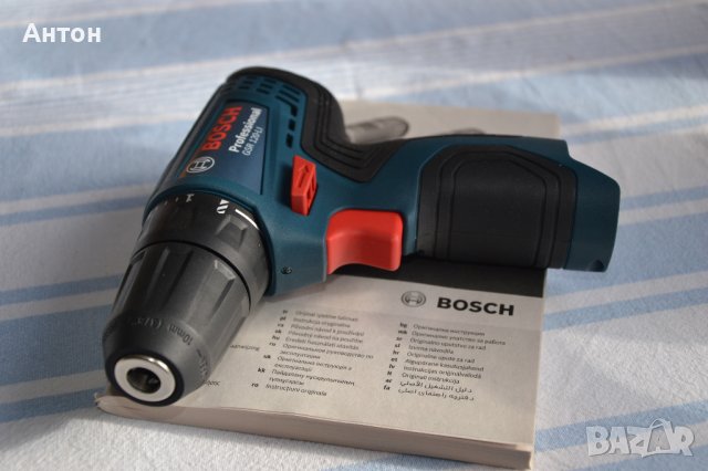 Акумулаторен винтоверт Bosch GSR 120-LI, 12V, снимка 3 - Винтоверти - 36446553
