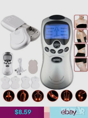 Електростимулатор масажор срещу болки по тялото и физиотерапия