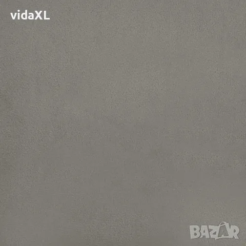 vidaXL Рамка за легло с пружини, светлосива, 160x200 см, кадифе, снимка 8 - Спални и легла - 56146581