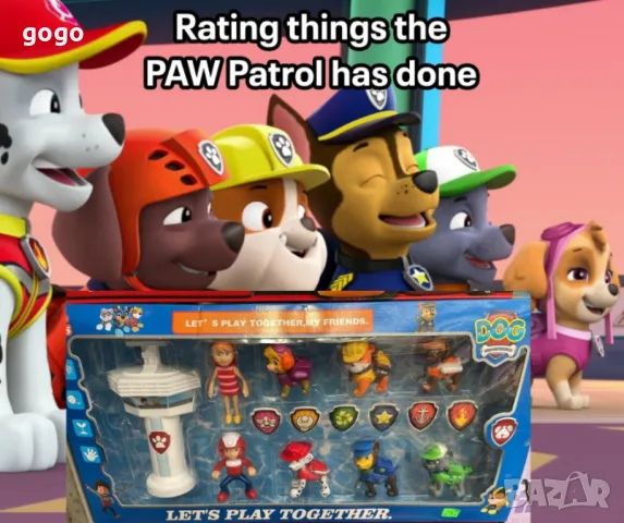 Комплект фигурки "Пес Патрул" с кула – Героите на Paw Patrol са тук, снимка 3 - Други - 47960531