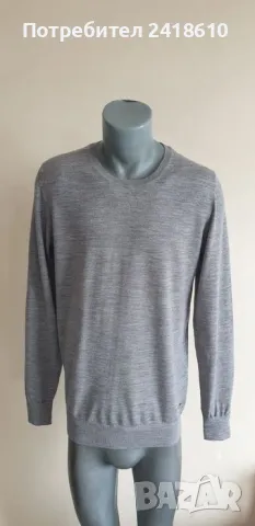 Scotch & Soda Slim Fit Merino  Mens Size M НОВО! ОРИГИНАЛ! Мъжки тънък Вълнен Пуловер!, снимка 1 - Пуловери - 48416351