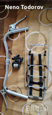 Ретро динамо, ретро кормило и алум. багажник