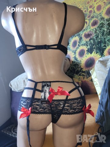 Комплект от три части + подарък , снимка 6 - Корсети, бюстиета, топове - 37694857